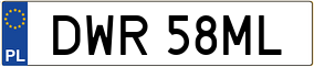 Truck License Plate